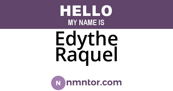 Edythe Raquel