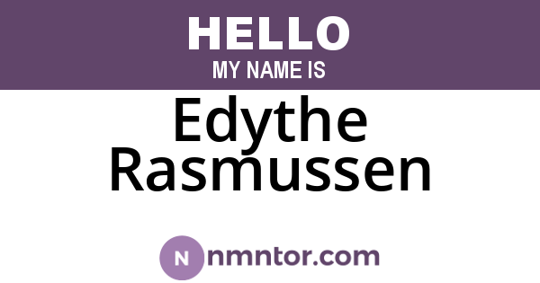 Edythe Rasmussen