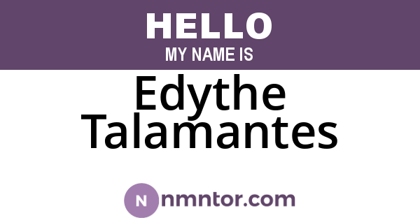 Edythe Talamantes