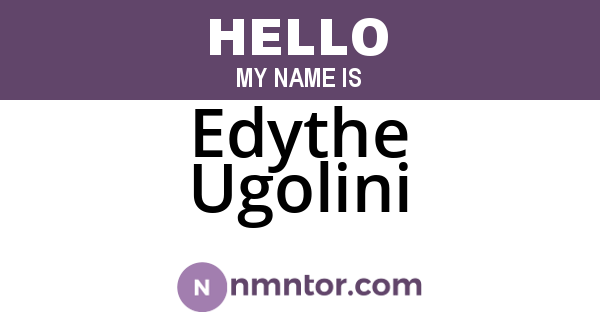 Edythe Ugolini