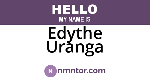 Edythe Uranga
