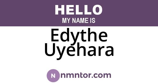 Edythe Uyehara