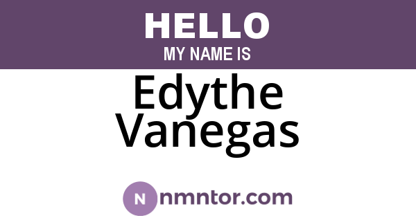 Edythe Vanegas