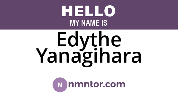 Edythe Yanagihara