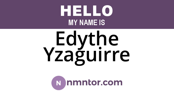 Edythe Yzaguirre
