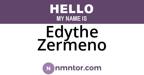 Edythe Zermeno