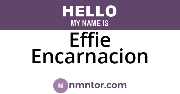 Effie Encarnacion