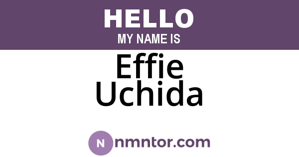 Effie Uchida