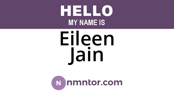 Eileen Jain