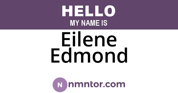 Eilene Edmond