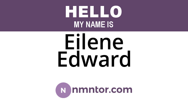 Eilene Edward