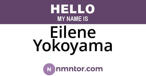 Eilene Yokoyama