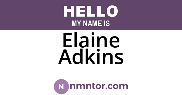 Elaine Adkins
