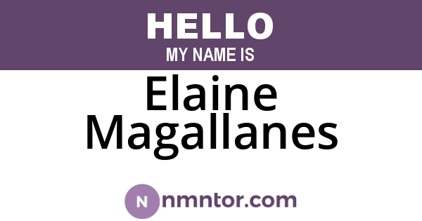 Elaine Magallanes