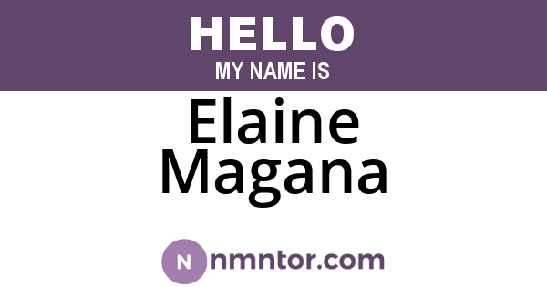 Elaine Magana