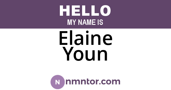 Elaine Youn