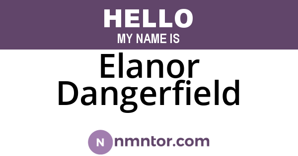 Elanor Dangerfield