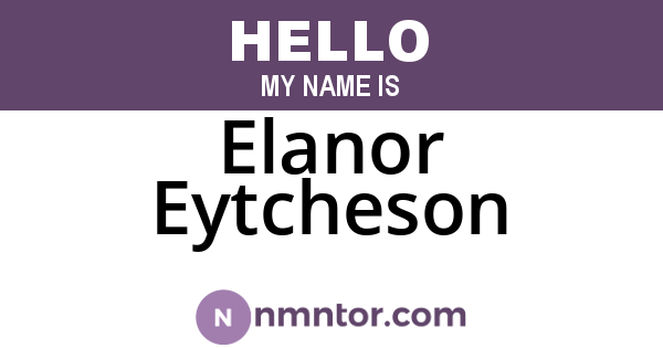 Elanor Eytcheson