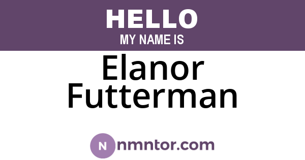 Elanor Futterman