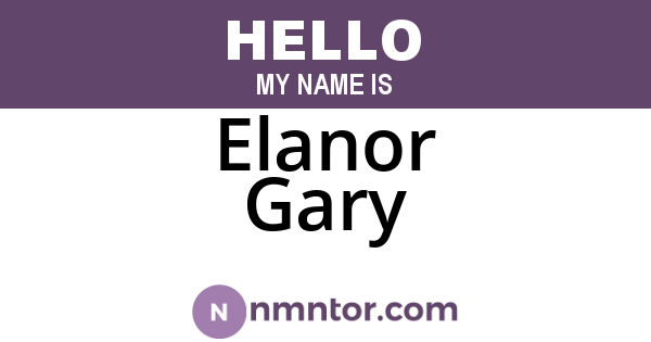 Elanor Gary