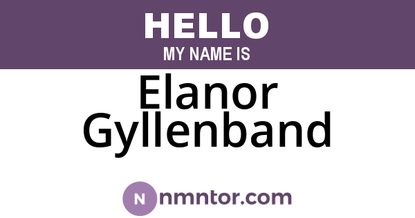 Elanor Gyllenband