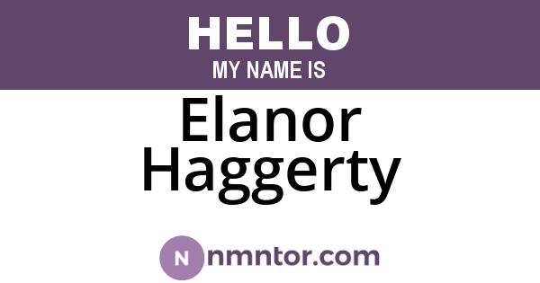 Elanor Haggerty