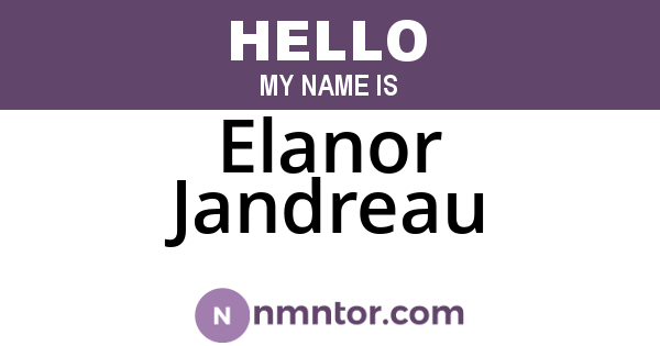 Elanor Jandreau