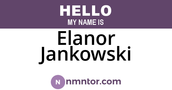 Elanor Jankowski