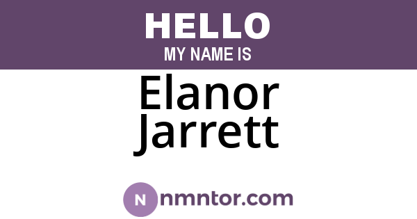 Elanor Jarrett