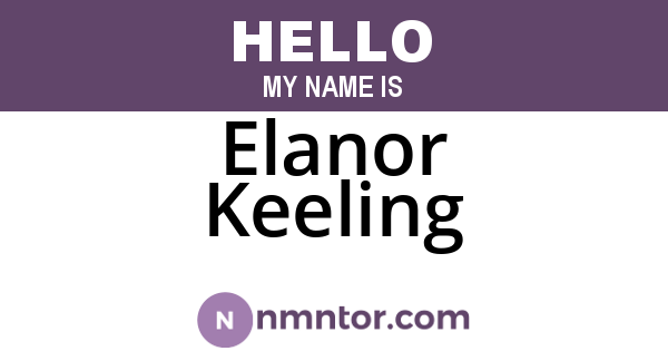 Elanor Keeling