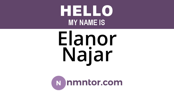 Elanor Najar