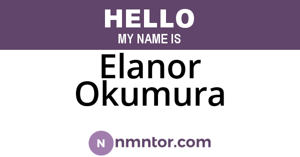 Elanor Okumura