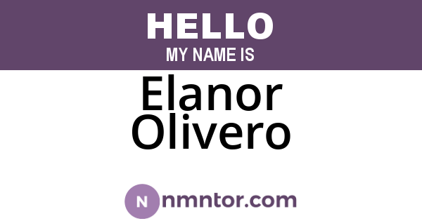 Elanor Olivero