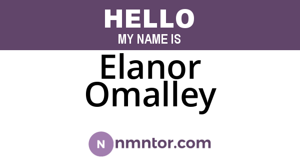 Elanor Omalley