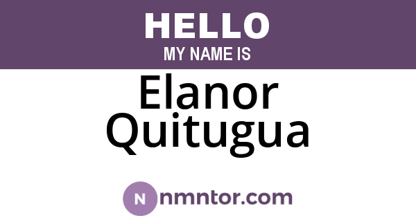 Elanor Quitugua