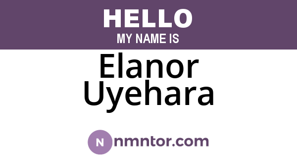 Elanor Uyehara