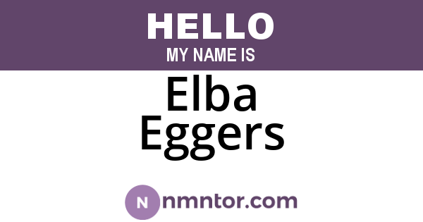 Elba Eggers