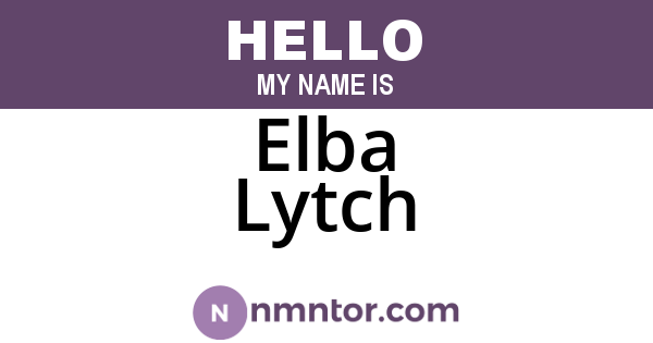 Elba Lytch