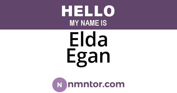 Elda Egan