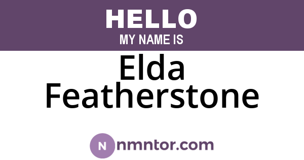 Elda Featherstone