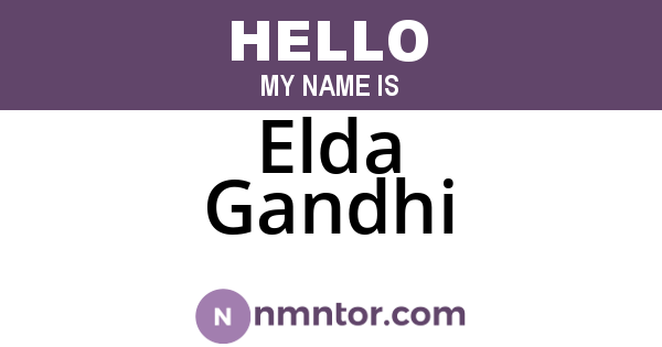 Elda Gandhi