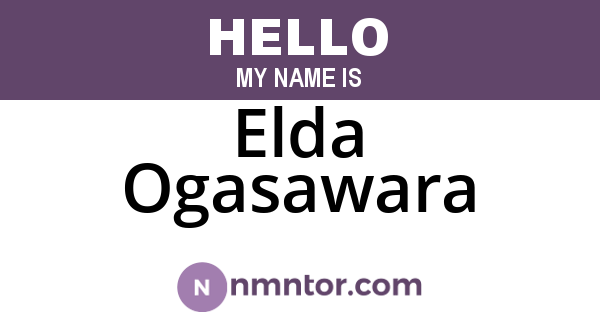 Elda Ogasawara