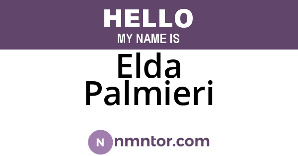 Elda Palmieri