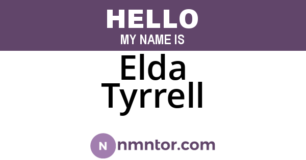 Elda Tyrrell