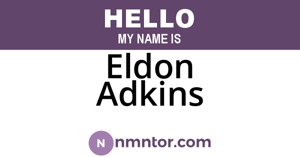 Eldon Adkins