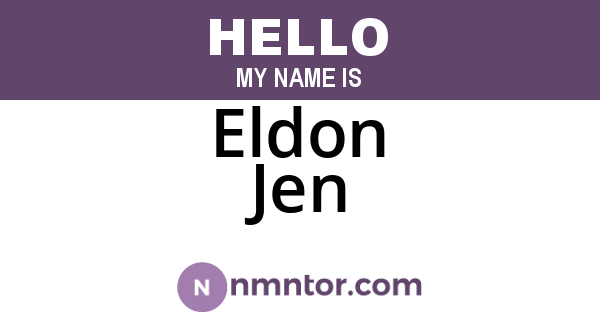Eldon Jen