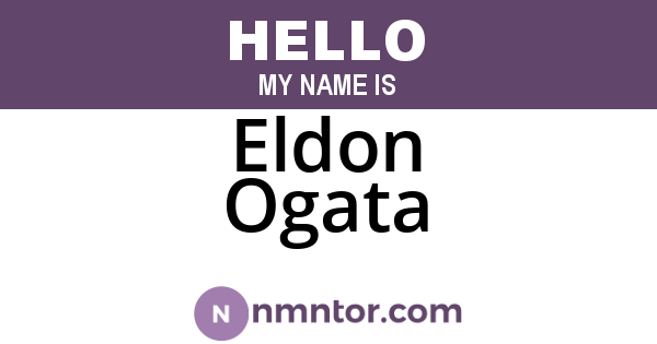 Eldon Ogata