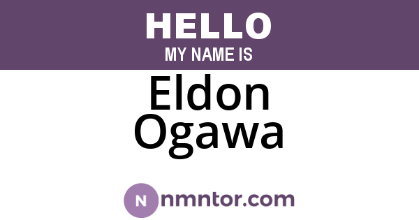 Eldon Ogawa