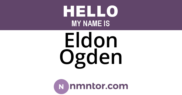 Eldon Ogden