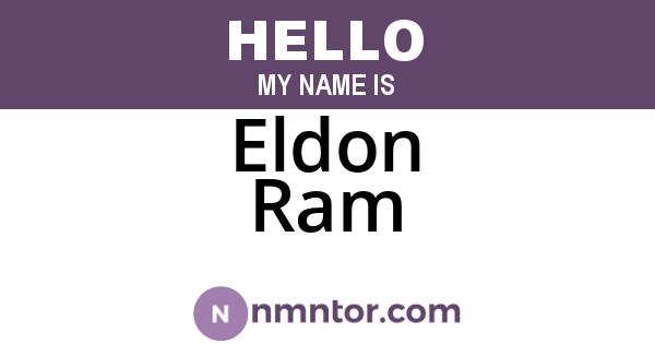 Eldon Ram